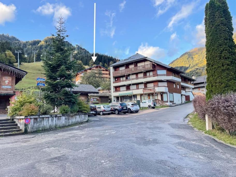 Dans Residence Neuve Le Snow Roc Sur Les Pistes, Grand Studio Cosy 5 Pers Avec Terrasse Panoramique, Sauna, Wifi Saint-Jean-dʼAulps المظهر الخارجي الصورة