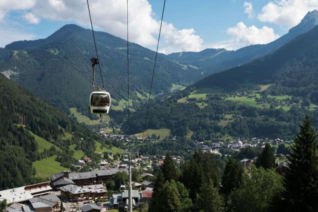 Dans Residence Neuve Le Snow Roc Sur Les Pistes, Grand Studio Cosy 5 Pers Avec Terrasse Panoramique, Sauna, Wifi Saint-Jean-dʼAulps المظهر الخارجي الصورة