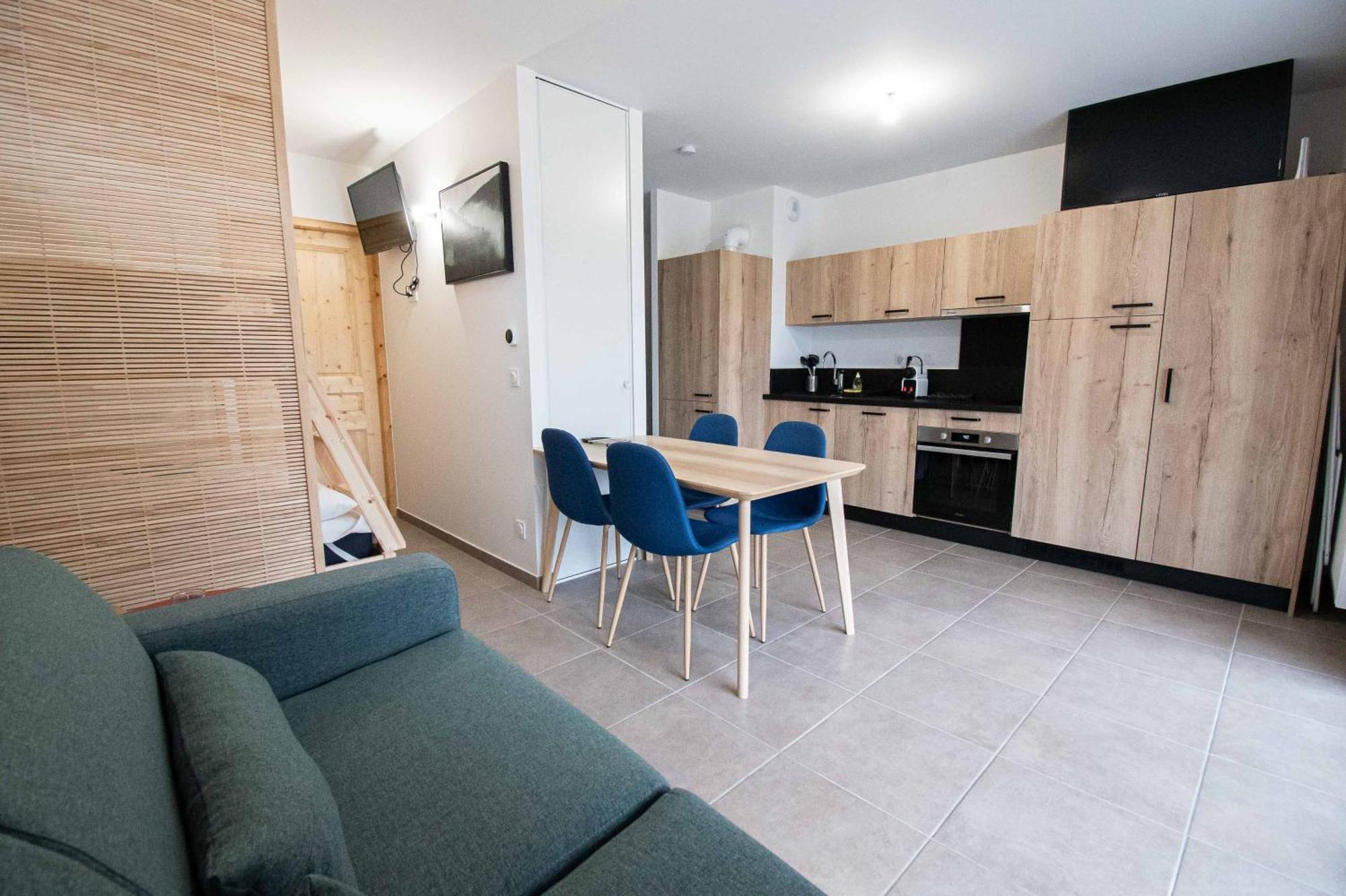 Dans Residence Neuve Le Snow Roc Sur Les Pistes, Grand Studio Cosy 5 Pers Avec Terrasse Panoramique, Sauna, Wifi Saint-Jean-dʼAulps المظهر الخارجي الصورة