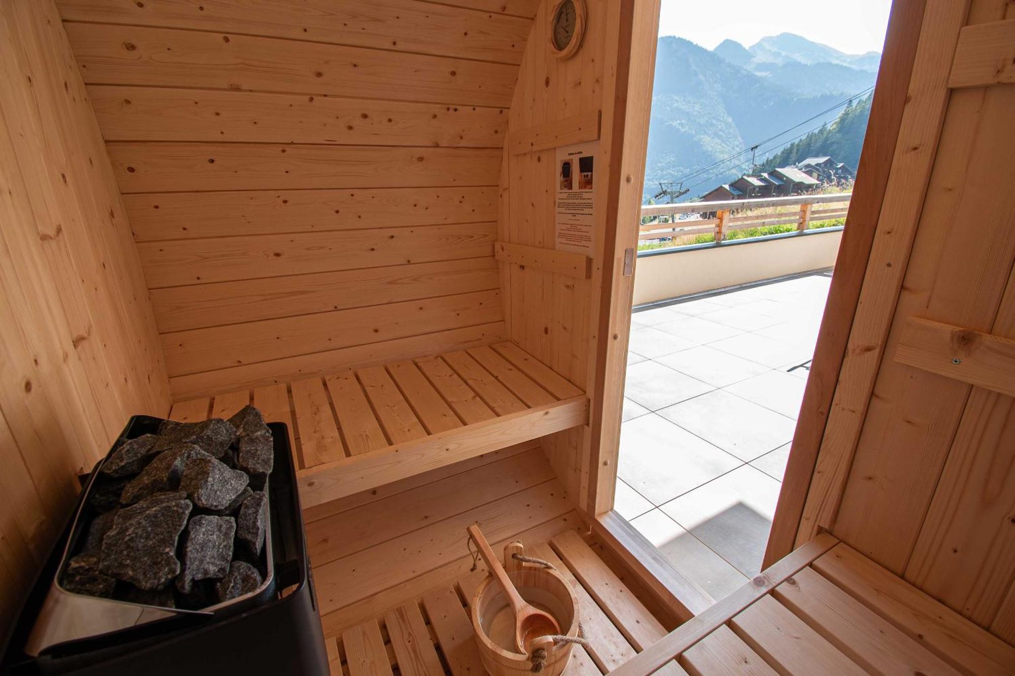 Dans Residence Neuve Le Snow Roc Sur Les Pistes, Grand Studio Cosy 5 Pers Avec Terrasse Panoramique, Sauna, Wifi Saint-Jean-dʼAulps المظهر الخارجي الصورة