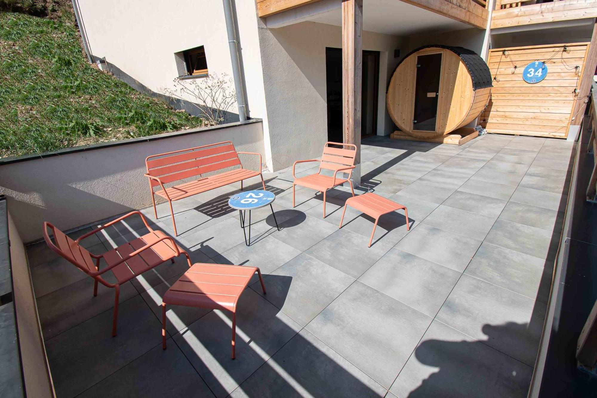 Dans Residence Neuve Le Snow Roc Sur Les Pistes, Grand Studio Cosy 5 Pers Avec Terrasse Panoramique, Sauna, Wifi Saint-Jean-dʼAulps المظهر الخارجي الصورة